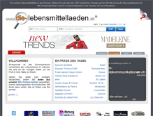 Tablet Screenshot of die-lebensmittellaeden.ch